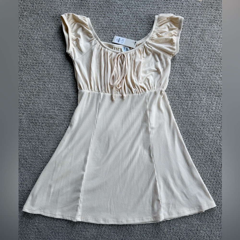Francesca's Collections Cream Mini Dress